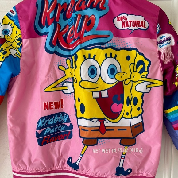 SpongeBob SquarePants Pink and Blue Jacket - Picture 5 of 9